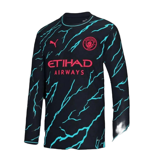 Manches Longues Man City 24/25 Extérieur
